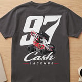 Sprint Car Racing T-Shirt | LaCombe Dirt Track Fan Tee | Motorsports Race Car Driver Gift for Him, Racing Enthusiast Apparel thumbnail 3