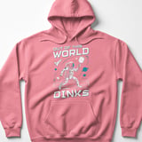 Pickleball Gildan Fleece Hoodie, Out of This World Dinks, Cosmic Astronaut Court Pullover Sweatshirt thumbnail 11