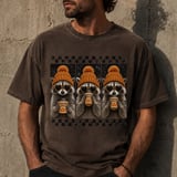 Pumpkin Spice Raccoon T-Shirt thumbnail 3