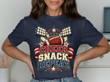 Cheer Snack Repeat Football Tee thumbnail 8