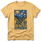 Gogh New Year ~ Comfort Colors Premium Tee thumbnail 7