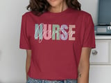 Geriatrics Nurse Pastel Aesthetic Tee thumbnail 12