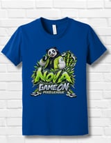Panda Gaming T-Shirt for Kids, Nova Game On Youth Gamer Tee, Neon Green Panda Graphic Shirt, Pixo League thumbnail 11