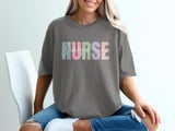 Emergency Nurse Pastel Graphic Tee thumbnail 6
