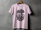 Freedom Is Riding a Bicycle | Mountain Bike T-Shirt thumbnail 11