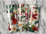 Seamless Botanical Tumbler Wrap PNG Digital Download for 20oz Skinny Sublimation, Vintage Floral Design File thumbnail 7