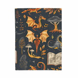 Dragon Blanket, Fantasy Blanket, Mythical Creature Blanket, Dragon Book Blanket, Magical Blanket, Nursery Blanket, Dragon Decor thumbnail 3