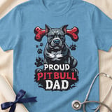 Proud Pitbull Dad Tee | Pit Bull Dad Shirt | Pittie Dad Gift | Dog Dad Shirt thumbnail 8