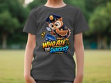 Who Ate The Snacks Officer Hoot the Owl Tee thumbnail 2