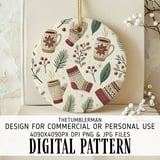 Nordic Hygge Seamless Digital Pattern Size Bundle Png thumbnail 3
