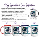 Whimsical Dogs Space Mission Mug Wrap thumbnail 3
