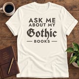 Ask Me About My Gothic Books Softstyle Tee thumbnail 4