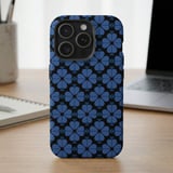 Blue Geometric Clover MagSafe® Phone Case  thumbnail 1