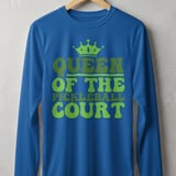 Pickleball Sport-Tek Long Sleeve Tee, Queen of the Pickleball Court, Outdoor Performance Sun Shield Shirt thumbnail 6