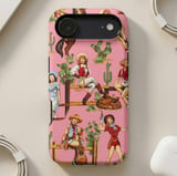 Retro Cowgirl Vintage Pinup MagSafe® Phone Case thumbnail 4