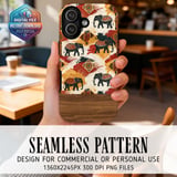 Boho Ethnic Elephant Digital Art thumbnail 2