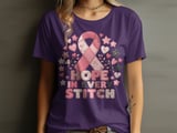 Hope In Every Stitch Faux Patchwork Tee thumbnail 16