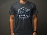 C-5 Galaxy T-Shirt Military Aviation Tee, Strategic Airlift Plane Graphic Shirt, Air Force Veteran Gift, Heavy Cargo Aircraft Pilot Crew Top thumbnail 3