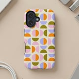 Retro Mid Century Geometric MagSafe® Phone Case thumbnail 5