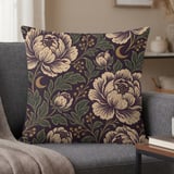 Mystic Bloom & Moon Peony Pillow Case thumbnail 1