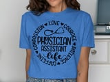 Physician Assistant Life Circle Graphic Tee thumbnail 10
