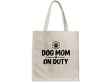 Dog Mom On Duty Tote Bag thumbnail 3