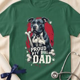 Proud Pit Bull Dad Tee | Pit Bull Dad Shirt | Pittie Dad Gift | Dog Dad Apparel thumbnail 10