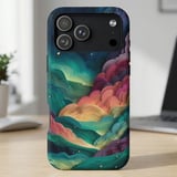 Celestial Papercut Clouds MagSafe® Phone Case thumbnail 1
