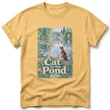 Cat by the Pond ~ Comfort Colors Premium Tee thumbnail 7