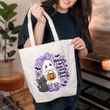 Not Spooky Enough Ghost Tote Bag thumbnail 1