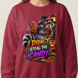 Randy the Raccoon Halloween Candy Sweatshirt thumbnail 6