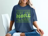 Pickleball Comfort Colors Shirt, Just One More Game, Vintage Graphic Tee for Pickleball Court Addicts thumbnail 4