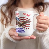 250 Years American Independence Eagle Design Mug for 1776-2026 Celebration - Patriotic USA Freedom Commemorative  thumbnail 1