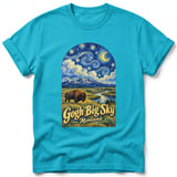 Gogh Big Sky ~ Comfort Colors Premium Tee thumbnail 6