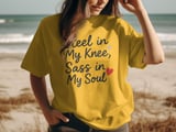 Knee Surgery T-Shirt, Steel Knee, Sass Soul Shirt, Recovery Gift Tee, Funny Surgery Shirt, Knee Replacement, Get Well Soon Gift thumbnail 5