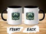 Halloween Mug, Spooky DJ Mug, Drop the Boom Mug, Rave Party Mug, Bat Mug, Halloween Decoration Mug, Halloween Gift Ideas Mug thumbnail 8