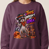 Randy the Raccoon Halloween Sweatshirt thumbnail 15