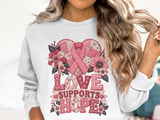 Love Supports Hope Faux Patchwork Tee thumbnail 21