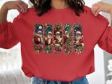 Vintage Black Santa Christmas Brushstroke African American Santa Sublimation Design, Nostalgic Holiday  thumbnail 3