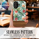 Tropical Botanical Floral Digital Art thumbnail 2