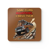 Grand Wagoneer Corkwood Coaster Set, Off Roading, The Waggy, Funny Car Quote, Car Lover Gift, Unique Coasters, Petralla Shop thumbnail 4