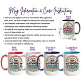 Whimsical Cats Orchestra Digital Mug Wrap thumbnail 3