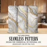 Gold Marble Tumbler Design, Digital Paper, Watercolor Flower Backgrounds, Floral Junk Journal Pages, Printable tumbler png, Digital thumbnail 2