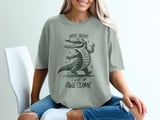 Awesome Alligator T-Shirt | Funny Croc Shirt for Men & Women | Once Again I Woke Up Awesome Graphic Tee thumbnail 4