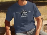 A-10 Thunderbolt II Warthog T-Shirt | Military Aircraft Pilot Gift | Veteran Air Force Fighter Jet Graphic Tee for Him thumbnail 7