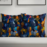 Vibrant Mosaic African Print Throw Pillow thumbnail 7