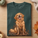 Muddy Golden Retriever Worth It Tee thumbnail 5