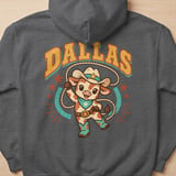Dallas Rodeo Cow Hoodie thumbnail 4