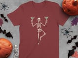 Dancing Skeleton Martini Tee thumbnail 4