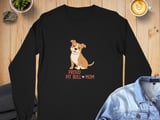 Proud Pit Bull Mom Long Sleeve Tee thumbnail 1